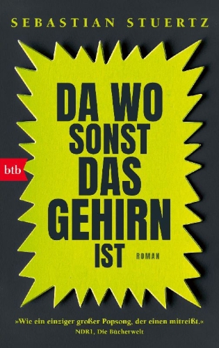 Buchcover und Innenansicht für das Buch: Da wo sonst das Gehirn ist