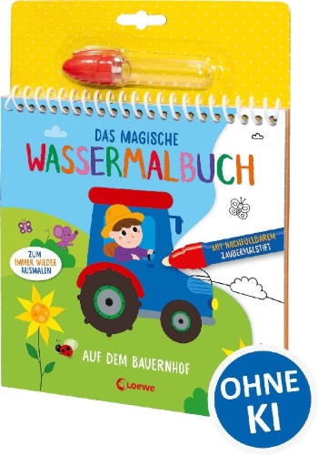 Buchcover und Innenansicht für das Buch: Mes Dessins Magiques - À la ferme