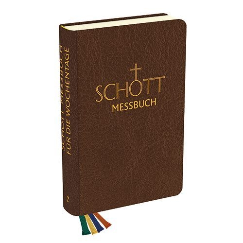 Buchcover und Innenansicht für das Buch: SCHOTT Messbuch - Für die Wochentage - Band 2: Jahreskreis 1.-17. Woche
