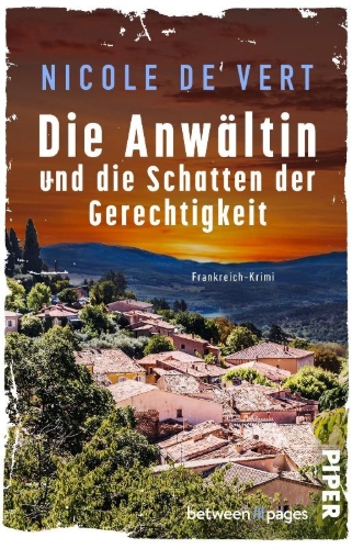 Buchcover und Innenansicht für das Buch: Die Anwältin und die Schatten der Gerechtigkeit