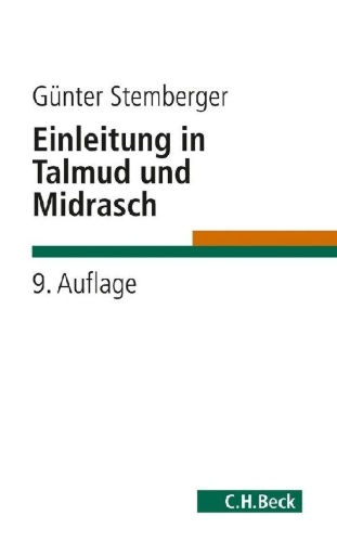 Buchcover und Innenansicht für das Buch: Einleitung in Talmud und Midrasch