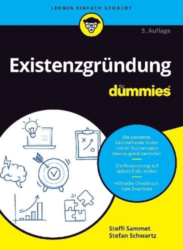 Buchcover und Innenansicht für das Buch: Existenzgründung für Dummies