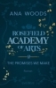 Buchcover und Innenansicht für das Buch: Rosefield Academy of Arts - The Promises We Make