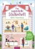 Buchcover und Innenansicht für das Buch: Das superdicke Stickerheft - Mein Traumhaus