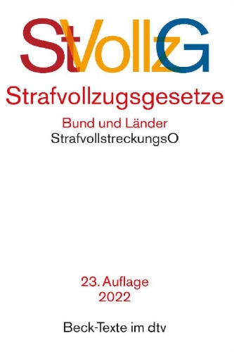 Buchcover und Innenansicht für das Buch: Strafvollzugsgesetze