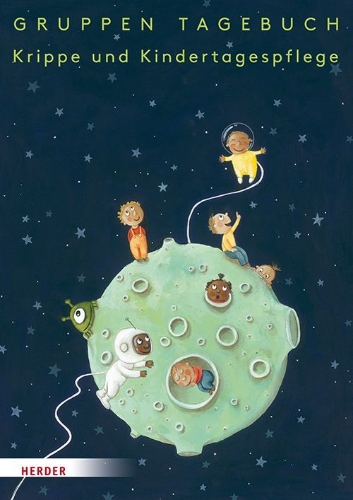 Buchcover und Innenansicht für das Buch: Gruppentagebuch Krippe und Kindertagespflege
