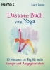 Buchcover und Innenansicht für das Buch: The Little Book of Yoga