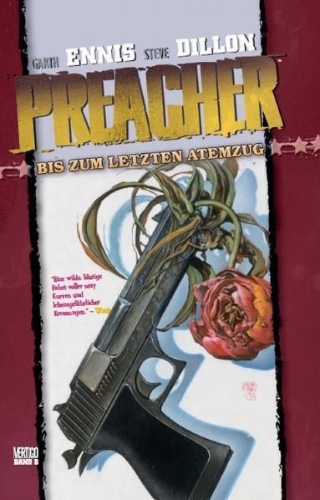 Buchcover und Innenansicht für das Buch: Preacher 08 - Bis zum letzten Atemzug