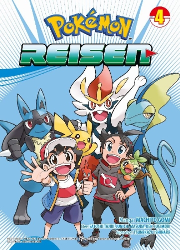 Buchcover und Innenansicht für das Buch: Pokémon Reisen 04