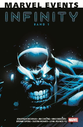 Buchcover und Innenansicht für das Buch: Marvel Events: Infinity I