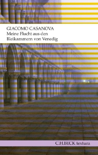 Buchcover und Innenansicht für das Buch: Meine Flucht aus den Bleikammern von Venedig
