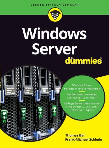 Buchcover und Innenansicht für das Buch: Windows Server für Dummies