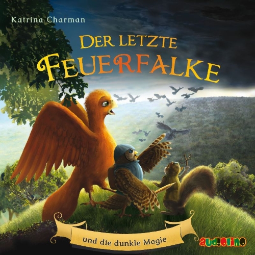 Buchcover und Innenansicht für das Buch: Der letzte Feuerfalke und die dunkle Magie