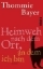 Buchcover und Innenansicht für das Buch: Heimweh nach dem Ort, an dem ich bin