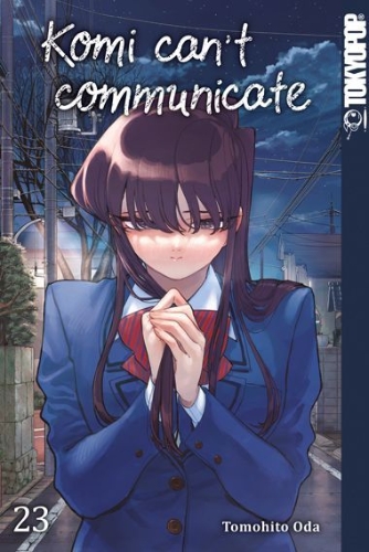 Buchcover und Innenansicht für das Buch: Komi can't communicate 23