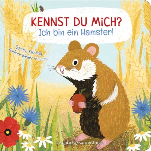 Buchcover und Innenansicht für das Buch: Kennst du mich? Ich bin ein Hamster!