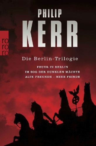 Buchcover und Innenansicht für das Buch: March Violets / The Pale Criminal / A German Requiem.