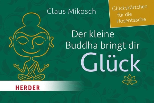 Buchcover und Innenansicht für das Buch: Der kleine Buddha bringt dir Glück