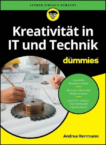 Buchcover und Innenansicht für das Buch: Kreativität in IT und Technik für Dummies