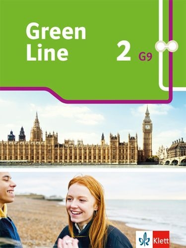 Buchcover und Innenansicht für das Buch: Green Line 2 G9. Schulbuch (flexibler Einband) Klasse 6