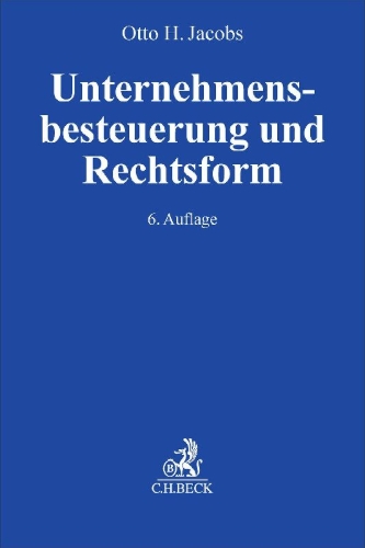 Buchcover und Innenansicht für das Buch: Unternehmensbesteuerung und Rechtsform