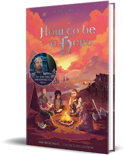 Buchcover und Innenansicht für das Buch: How to be a Hero