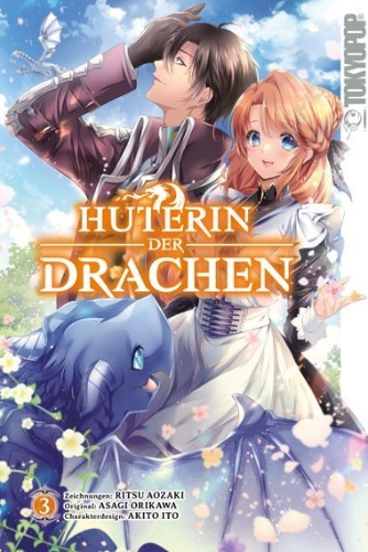 Buchcover und Innenansicht für das Buch: Hüterin der Drachen 03