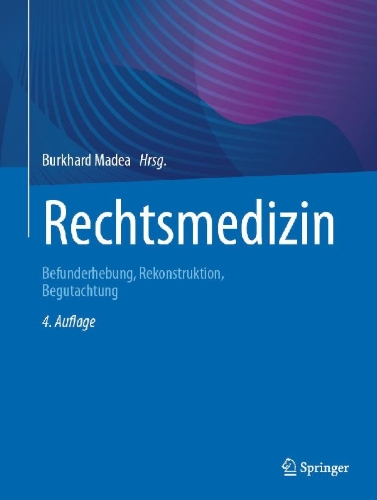 Buchcover und Innenansicht für das Buch: Rechtsmedizin