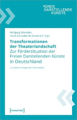 Buchcover und Innenansicht für das Buch: Transformationen der Theaterlandschaft