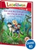 Buchcover und Innenansicht für das Buch: Leselöwen 1. Klasse - Ava und das Geheimnis des Zauberwalds