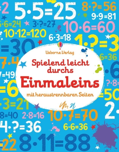 Buchcover und Innenansicht für das Buch: Spielend leicht durchs Einmaleins