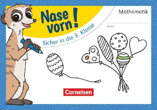 Buchcover und Innenansicht für das Buch: Nase vorn! - Mathematik 2. Schuljahr - Sicher in die 3. Klasse
