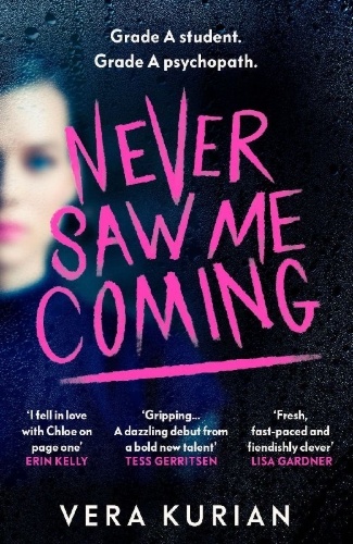 Buchcover und Innenansicht für das Buch: Never Saw Me Coming