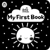 Buchcover und Innenansicht für das Buch: Baby Touch: My First Book: a black-and-white cloth book