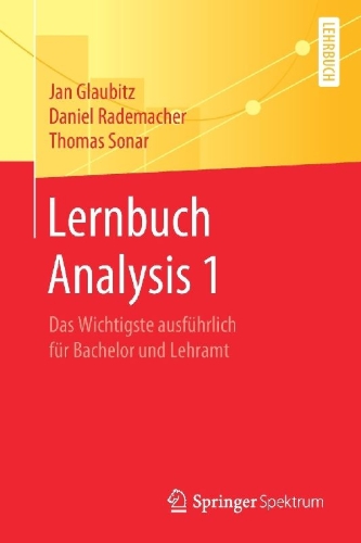 Buchcover und Innenansicht für das Buch: Lernbuch Analysis 1