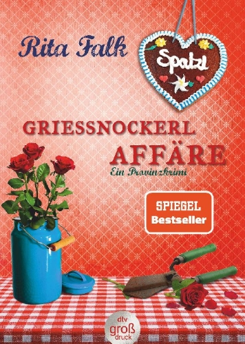 Buchcover und Innenansicht für das Buch: Grießnockerlaffäre