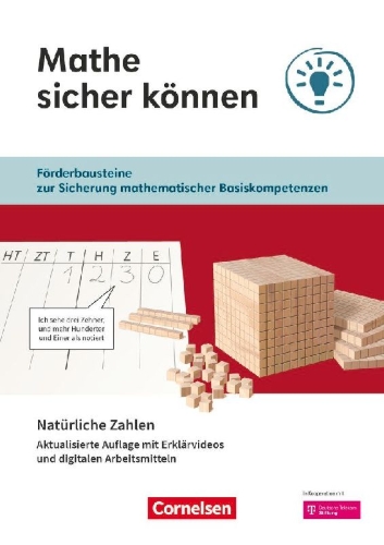 Buchcover und Innenansicht für das Buch: Mathe sicher können 5./6. Schuljahr - Aktualisierte Ausgabe - Natürliche Zahlen - Arbeitsheft mit Medien