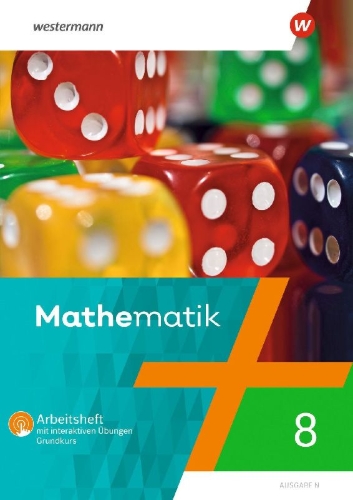 Buchcover und Innenansicht für das Buch: Mathematik - Ausgabe N 2020. Arbeitsheft 8G mit interaktiven Übungen