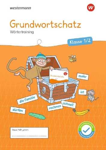 Buchcover und Innenansicht für das Buch: Westermann Unterrichtsmaterialien Grundschule. Grundwortschatz Heft 1/2