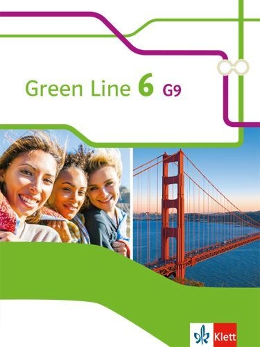 Buchcover und Innenansicht für das Buch: Green Line 6 G9. Schülerbuch Klasse 10. Fester Einband