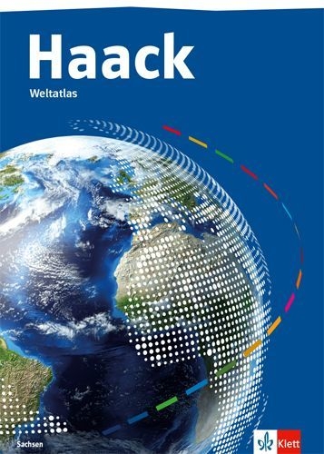 Buchcover und Innenansicht für das Buch: Haack Weltatlas. Ausgabe Sachsen Sekundarstufe I und II. Atlas Klasse 5-13