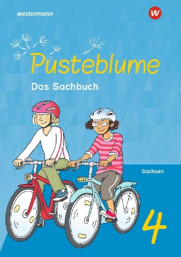 Buchcover und Innenansicht für das Buch: Pusteblume. Sachunterricht 4. Schulbuch. Für Sachsen