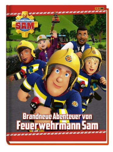 Buchcover und Innenansicht für das Buch: Feuerwehrmann Sam: Brandneue Abenteuer von Feuerwehrmann Sam