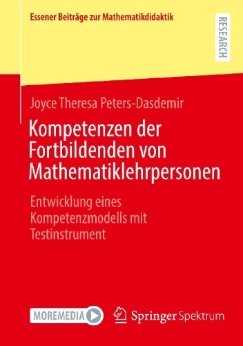 Buchcover und Innenansicht für das Buch: Kompetenzen der Fortbildenden von Mathematiklehrpersonen