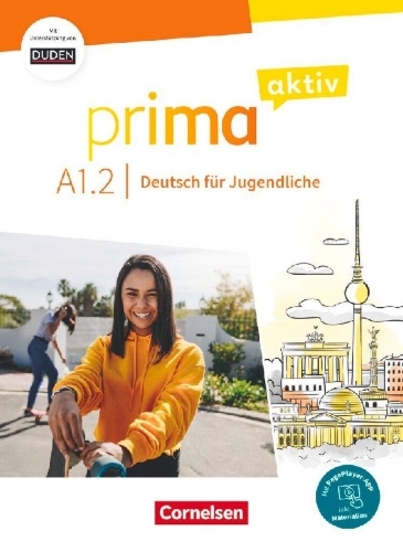 Buchcover und Innenansicht für das Buch: Prima aktiv A1. Band 2 - Kursbuch inkl. PagePlayer-App und interaktiven Übungen