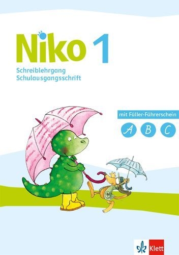 Buchcover und Innenansicht für das Buch: Niko 1. Schreiblehrgang Schulausgangsschrift Klasse 1