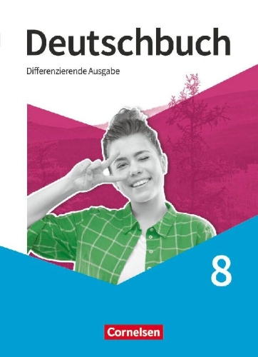 Buchcover und Innenansicht für das Buch: Deutschbuch - Sprach- und Lesebuch - 8. Schuljahr - Schulbuch