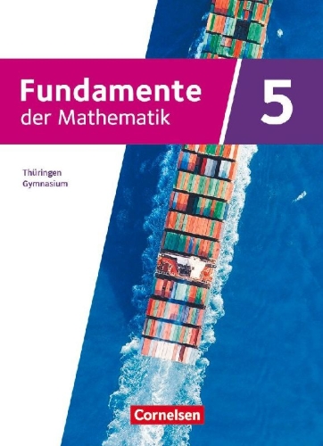 Buchcover und Innenansicht für das Buch: Fundamente der Mathematik 5. Schuljahr - Thüringen - Schülerbuch