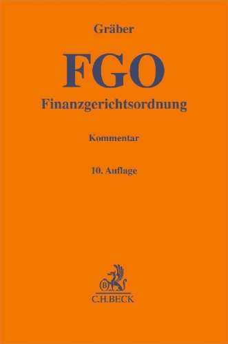 Buchcover und Innenansicht für das Buch: Finanzgerichtsordnung. FGO