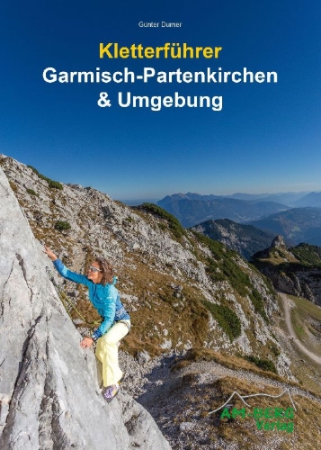 Buchcover und Innenansicht für das Buch: Kletterführer Garmisch-Partenkirchen & Umgebung